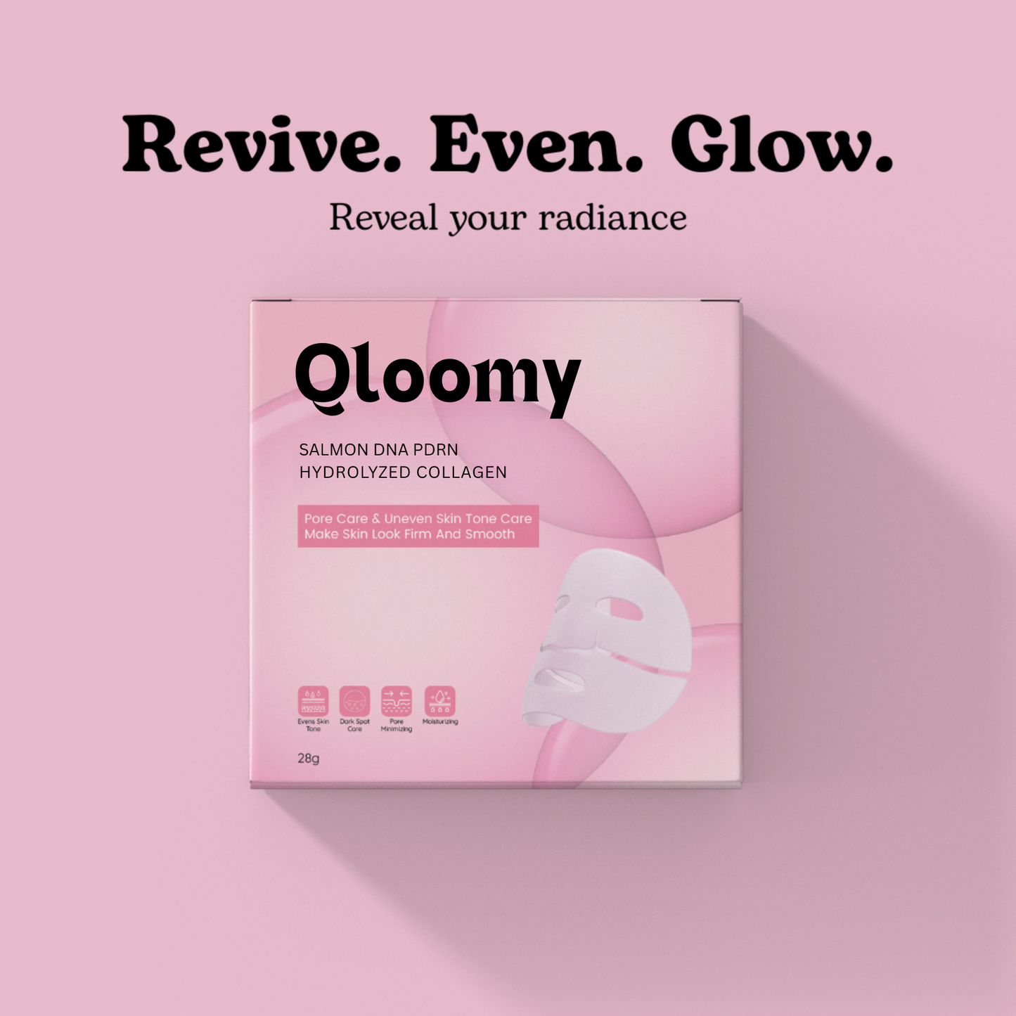 Salmon PDRN Collagen Mask (4 Masks)