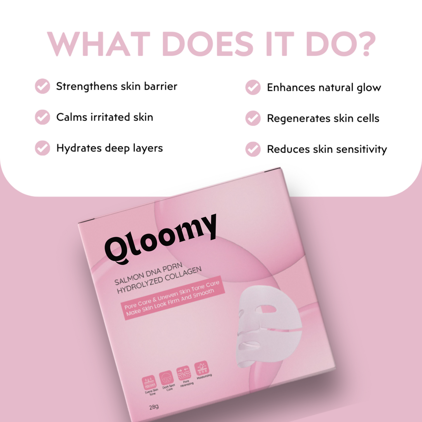 Salmon PDRN Collagen Mask (4 Masks)